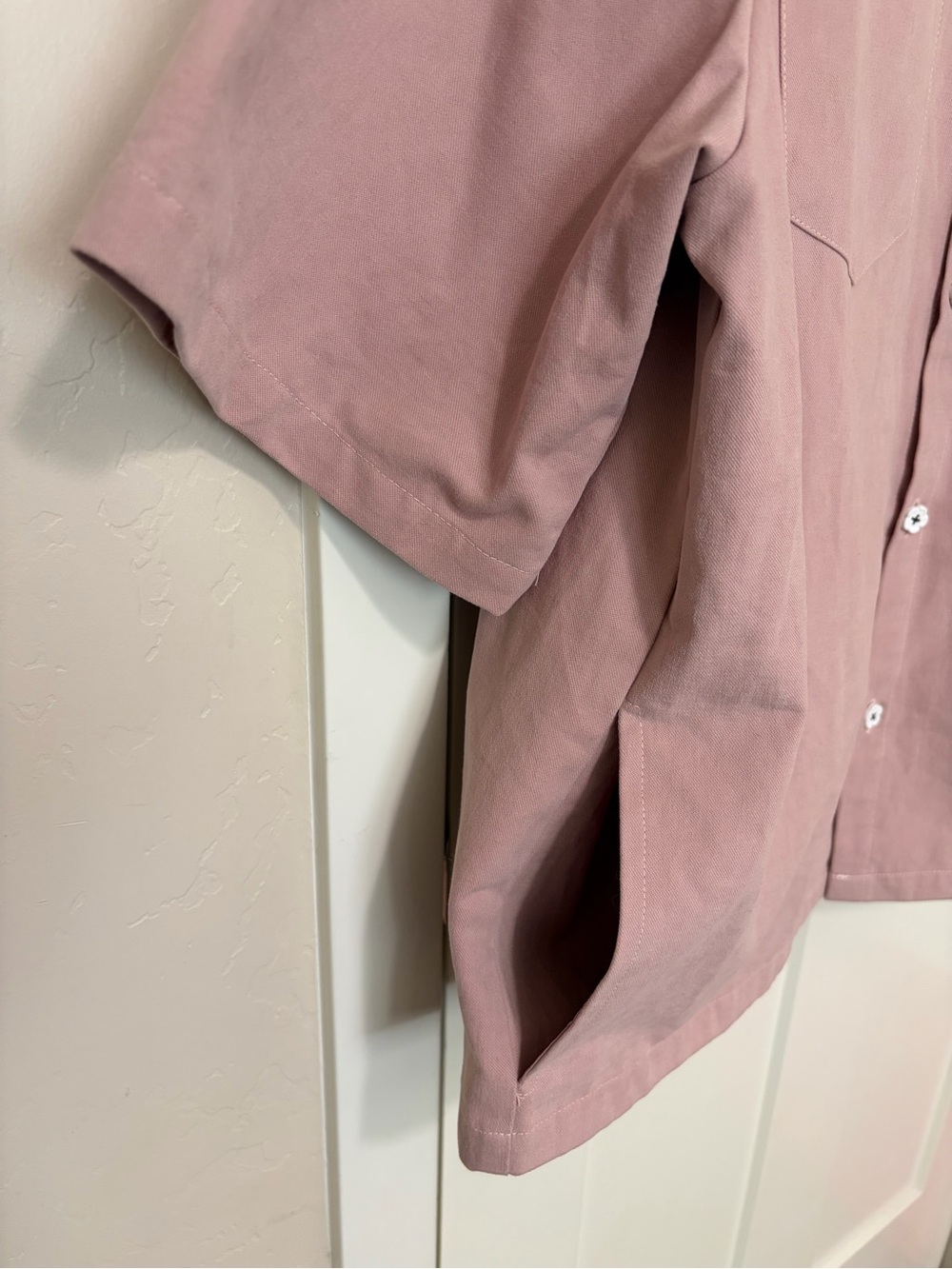 Sister Jane Crane Boxy Shirt Size M Light Pink NWT - Picture 9 of 9